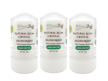 Natural Stuff Alum Crystal Deodorant-100% Mineral Salt | Aluminium-Free