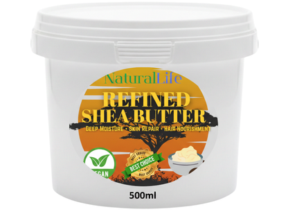 Naturallife Refined Shea Butter - Smooth, Moisturising Butter