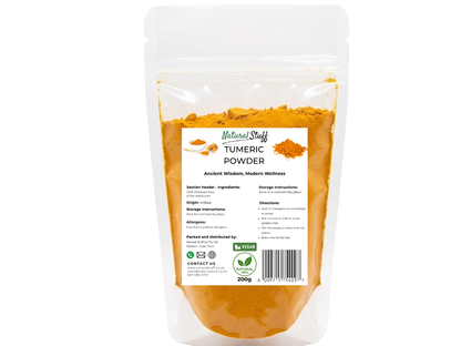 Natural Stuff Turmeric Powder- Joint Health, Immunity & Digestion 100% Pure