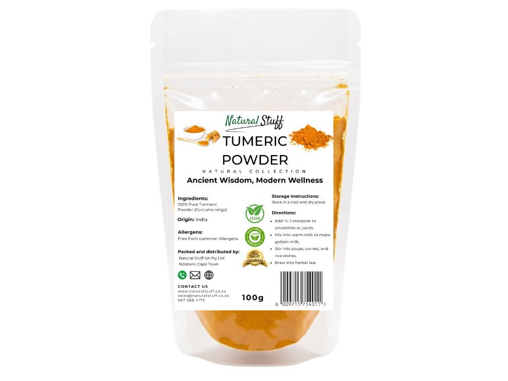 Natural Stuff Turmeric Powder- Joint Health, Immunity & Digestion 100% Pure