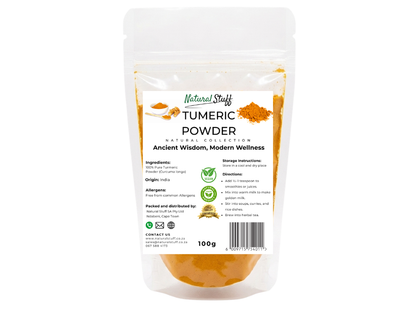 Natural Stuff Turmeric Powder- Joint Health, Immunity & Digestion 100% Pure