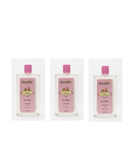 Botalife Natural Rose Water (200ml Glass Bottle)