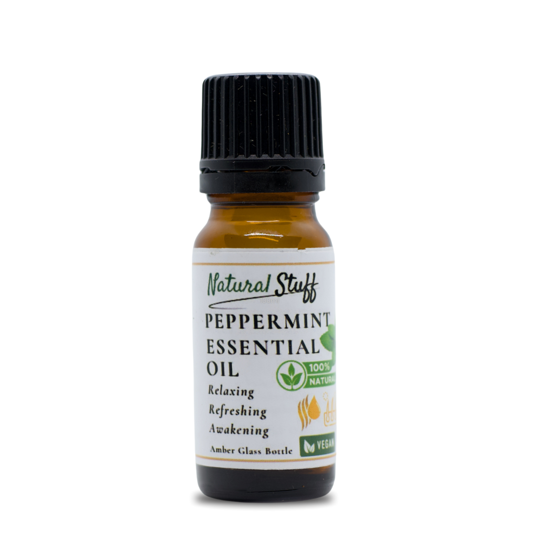 Natural Stuff 100% Pure Peppermint Essential Oil Fresh for Wellness 10ml