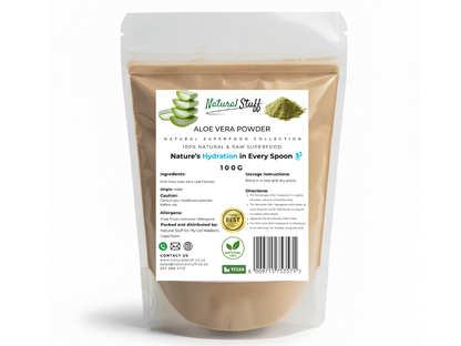 Natural Stuff Aloe Vera Powder - Immune support , Skin & Hair Revitalising