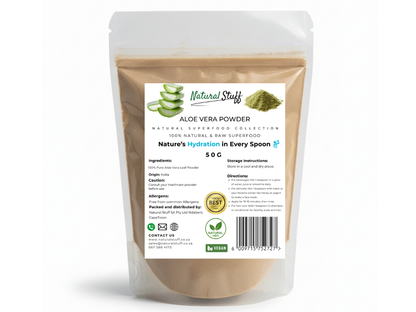 Natural Stuff Aloe Vera Powder - Immune support , Skin & Hair Revitalising