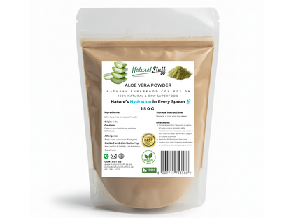 Natural Stuff Aloe Vera Powder - Immune support , Skin & Hair Revitalising