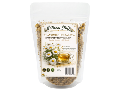Natural Stuff Chamomile Herbal Tea - Calming, Soothing and restful sleep