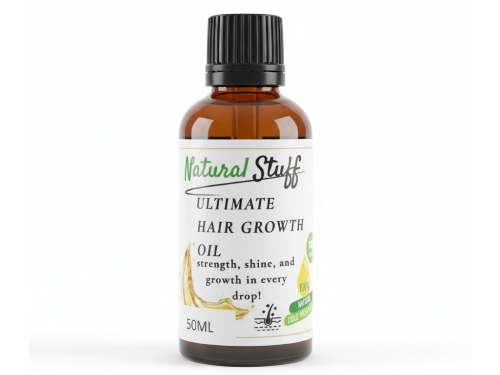 Natural Stuff Ultimate Hair Growth Oil - Nourishing Blend For Thicker Hair