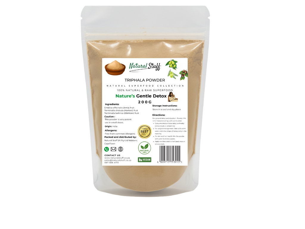 Natural Stuff Triphala Powder - Ayurvedic Digestive and Wellness Support