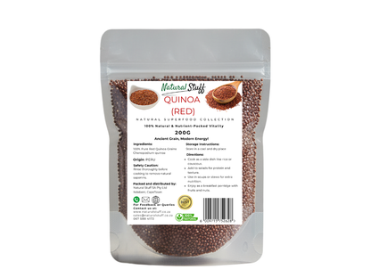 Natural Stuff Red Quinoa - Pure Supergrain for Balanced Nutrition