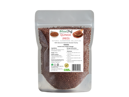 Natural Stuff Red Quinoa - Pure Supergrain for Balanced Nutrition