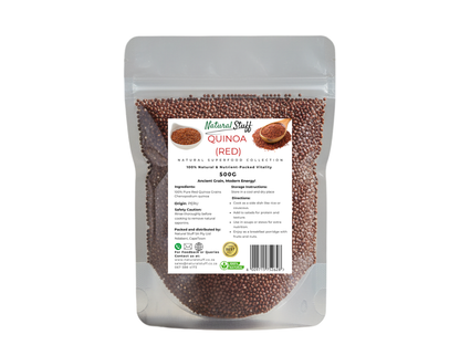 Natural Stuff Red Quinoa - Pure Supergrain for Balanced Nutrition
