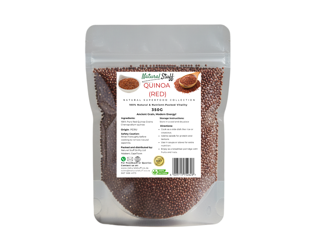 Natural Stuff Red Quinoa - Pure Supergrain for Balanced Nutrition