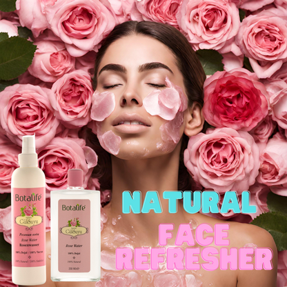 Botalife Natural Rose Water (200ml Glass Bottle)