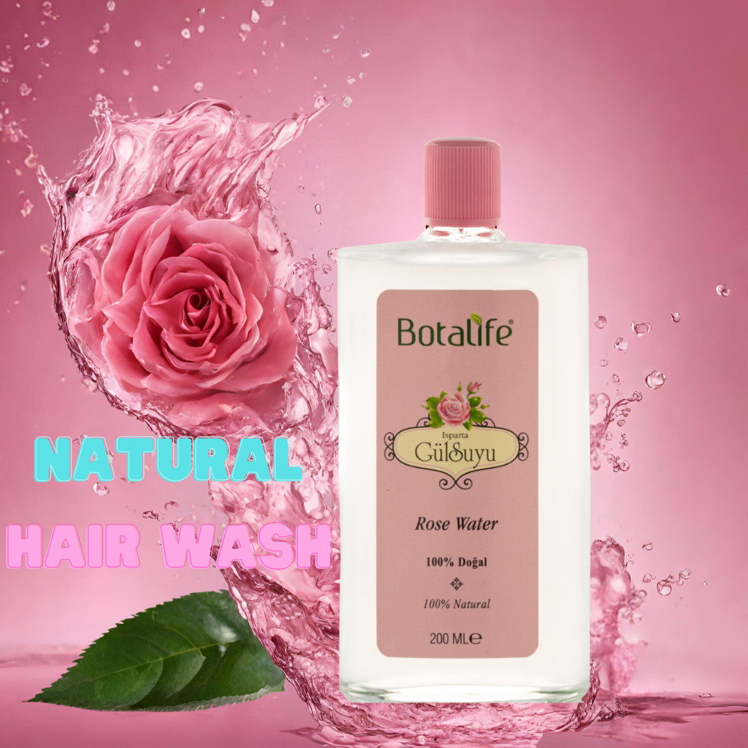 Botalife Natural Rose Water (200ml Glass Bottle)