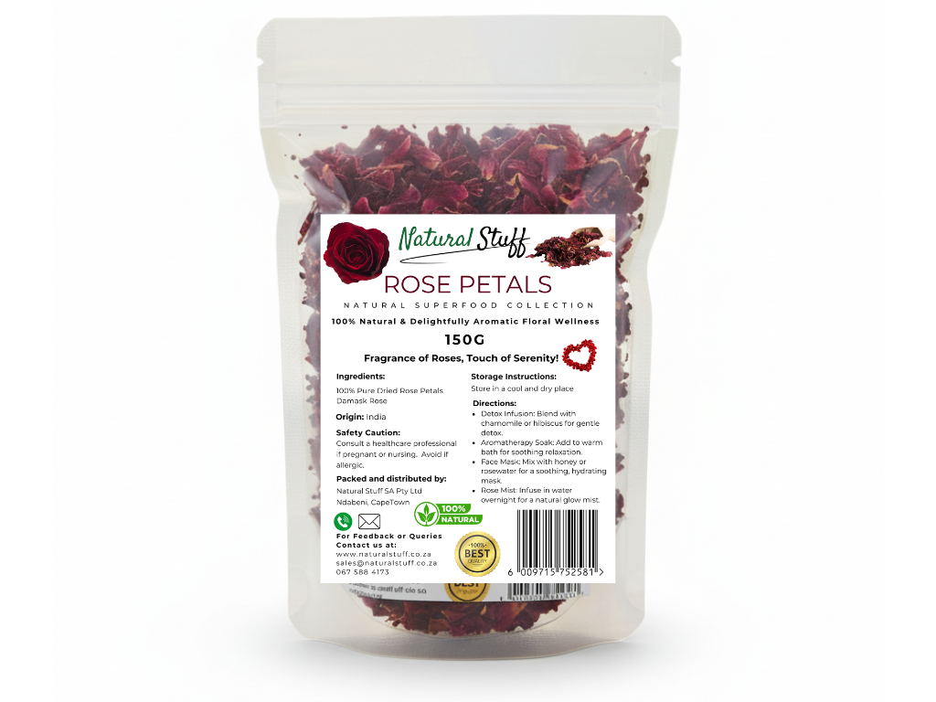 Natural Stuff Rose Petals - Fragrant Floral Touch for Beauty & Wellness
