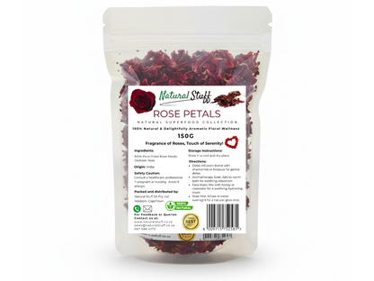 Natural Stuff Rose Petals - Fragrant Floral Touch for Beauty & Wellness