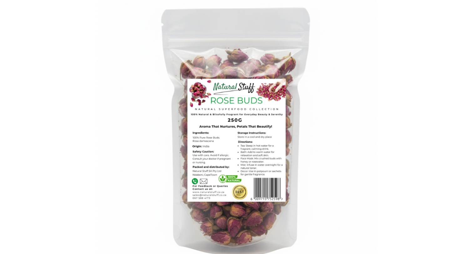 Natural Stuff Rose Buds - Floral Serenity for a Soft, Natural Glow