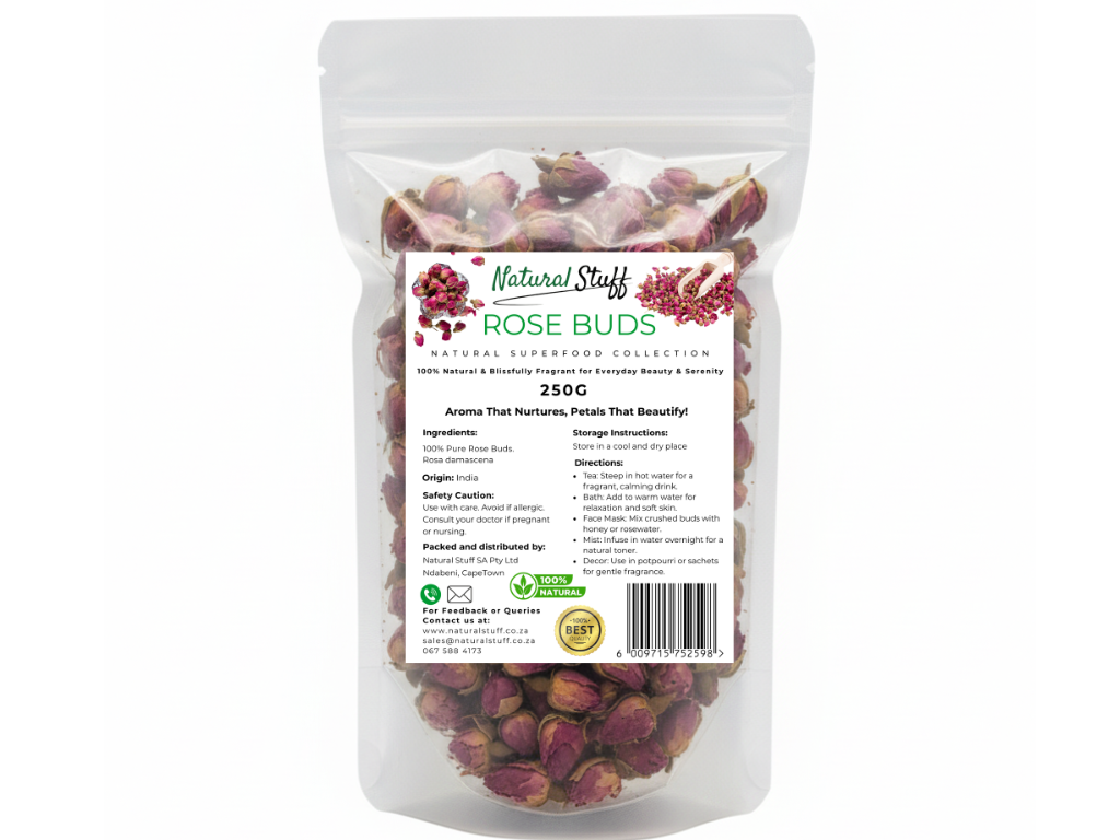 Natural Stuff Rose Buds - Floral Serenity for a Soft, Natural Glow