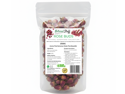 Natural Stuff Rose Buds - Floral Serenity for a Soft, Natural Glow