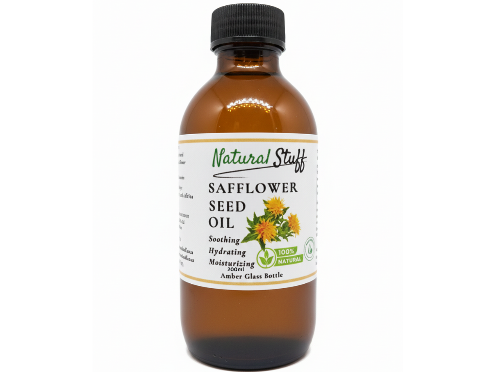 Natural Stuff Safflower Seed Oil -Lightweight Nourishment for Skin, Hair & Body
