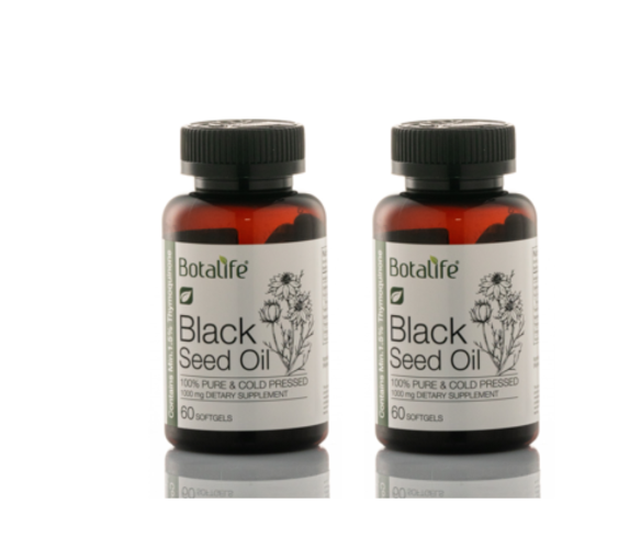 Botalife Premium Black Seed Oil 1000mg Capsules  -a minimum of 1.5% thymoquinone, delivering 3 times more potency than most other black seed oils.