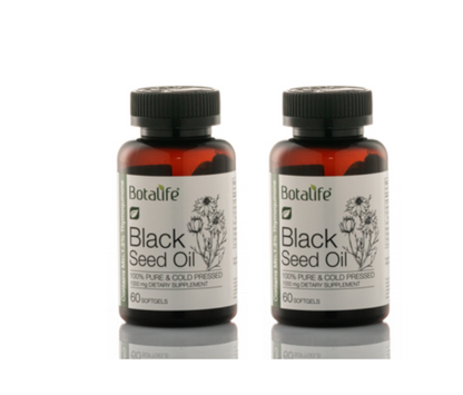 Botalife Premium Black Seed Oil 1000mg Capsules  -a minimum of 1.5% thymoquinone, delivering 3 times more potency than most other black seed oils.