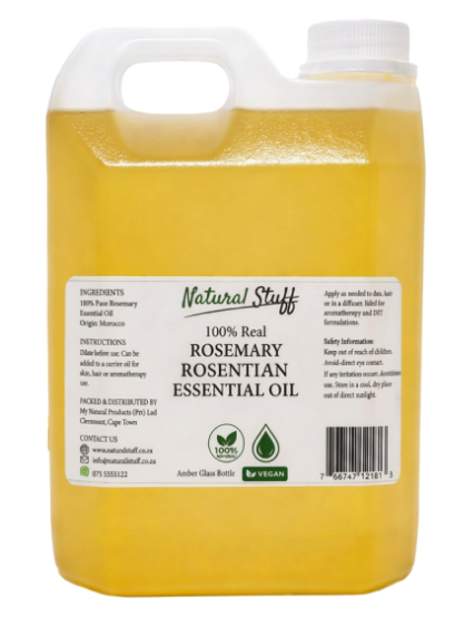 Natural Stuff Rosemary Essential Oil 1L Bulk – 100% Pure Turkish