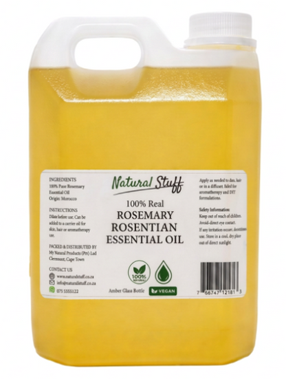 Natural Stuff Rosemary Essential Oil 1L Bulk – 100% Pure Turkish