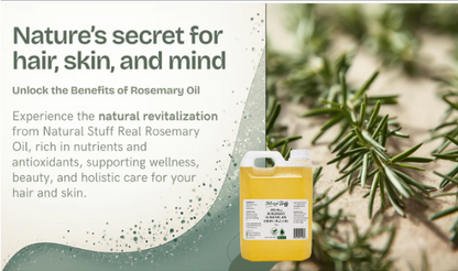 Natural Stuff Rosemary Essential Oil 1L Bulk – 100% Pure Turkish