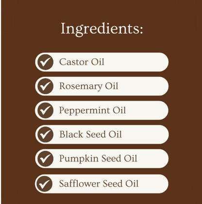 Natural Stuff Thick & Strong Growth Oil Blend -Boost Hair Strength & Volume