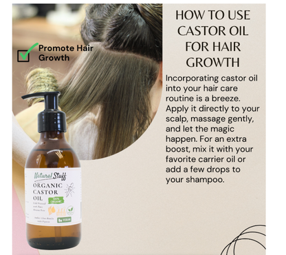 Natural Stuff Organic Castor Oil for Hair & Skin
