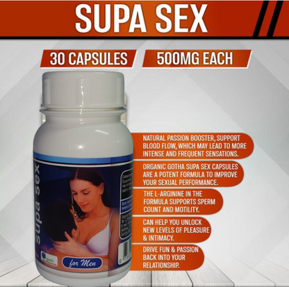 Organic Gotha Supa Sex For Him – Natural Vitality & Performance Support
