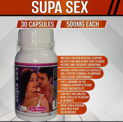 Organic Gotha Supa Sex For Her – Natural Vitality Support (30 Capsules)