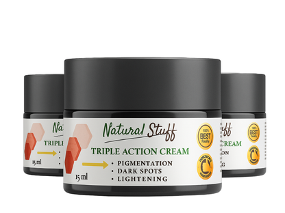 Natural Stuff Triple Action Skin Brightening Night Cream (15ml)
