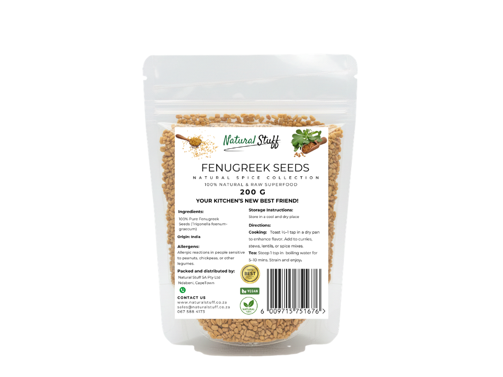 Natural Stuff Fenugreek Seeds Resealable Pack
