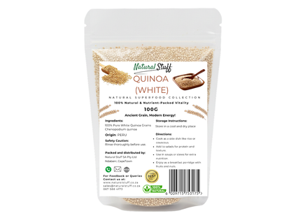 Natural Stuff Premium White Quinoa - High Protein Superfood Grain