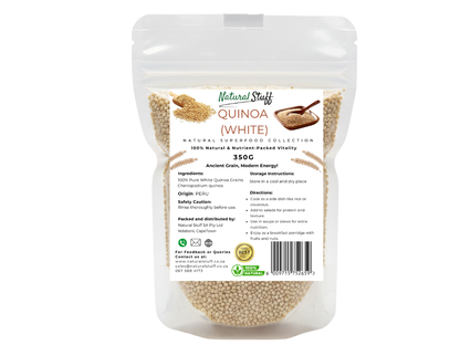 Natural Stuff Premium White Quinoa - High Protein Superfood Grain