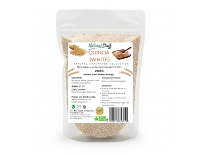 Natural Stuff Premium White Quinoa - High Protein Superfood Grain
