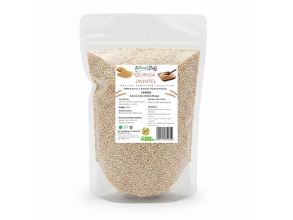 Natural Stuff Premium White Quinoa - High Protein Superfood Grain