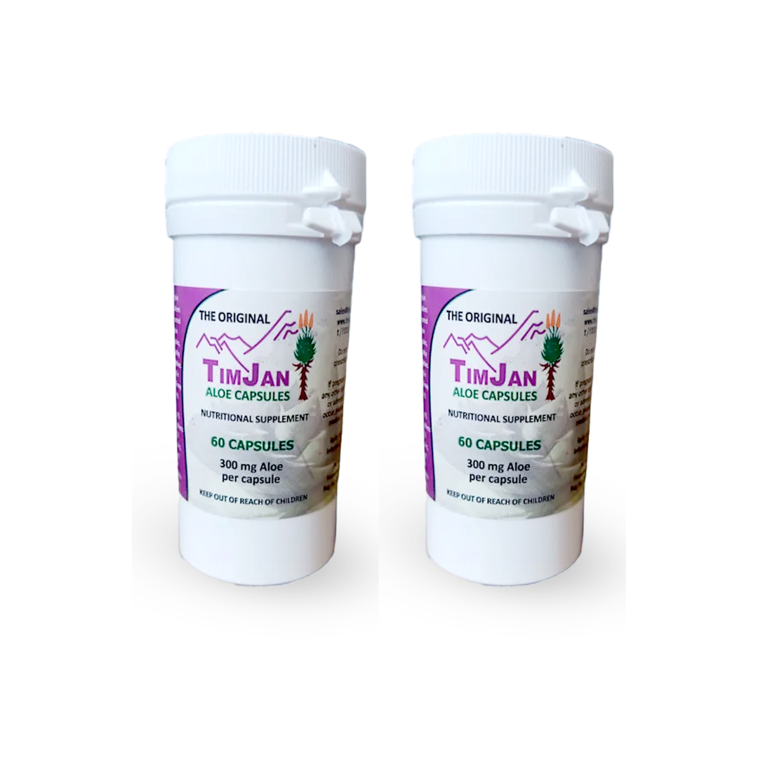 Nature's Gift: TimJan Aloe Ferox Capsules 300mg Your Natural Path to Wellness