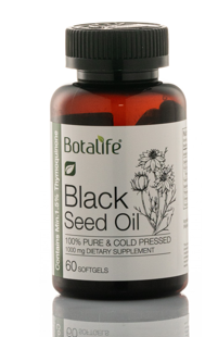 Botalife Premium Black Seed Oil 1000mg Capsules  -a minimum of 1.5% thymoquinone, delivering 3 times more potency than most other black seed oils.