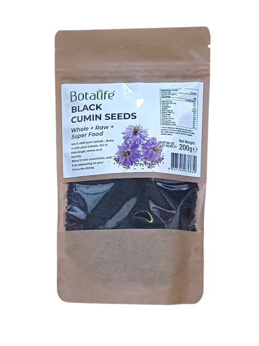 Black Cumin Seeds 200g Experience the Power of Botalife Black Seed Today