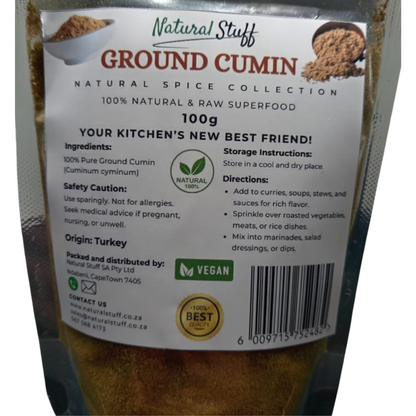 Natural Stuff 100% Pure Ground Cumin 100g