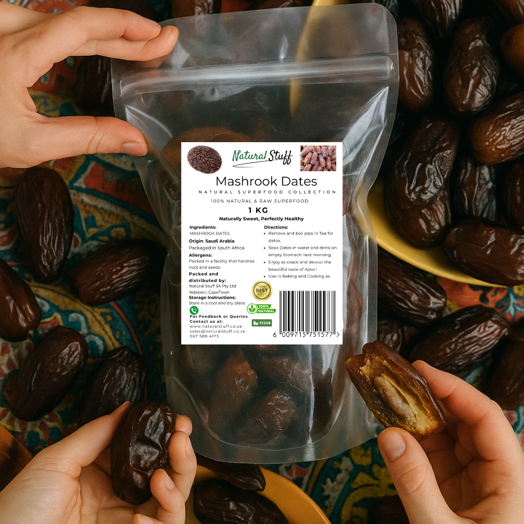 Natural Stuff Mashrook Dates - Soft, Sweet & Naturally Good 1kg