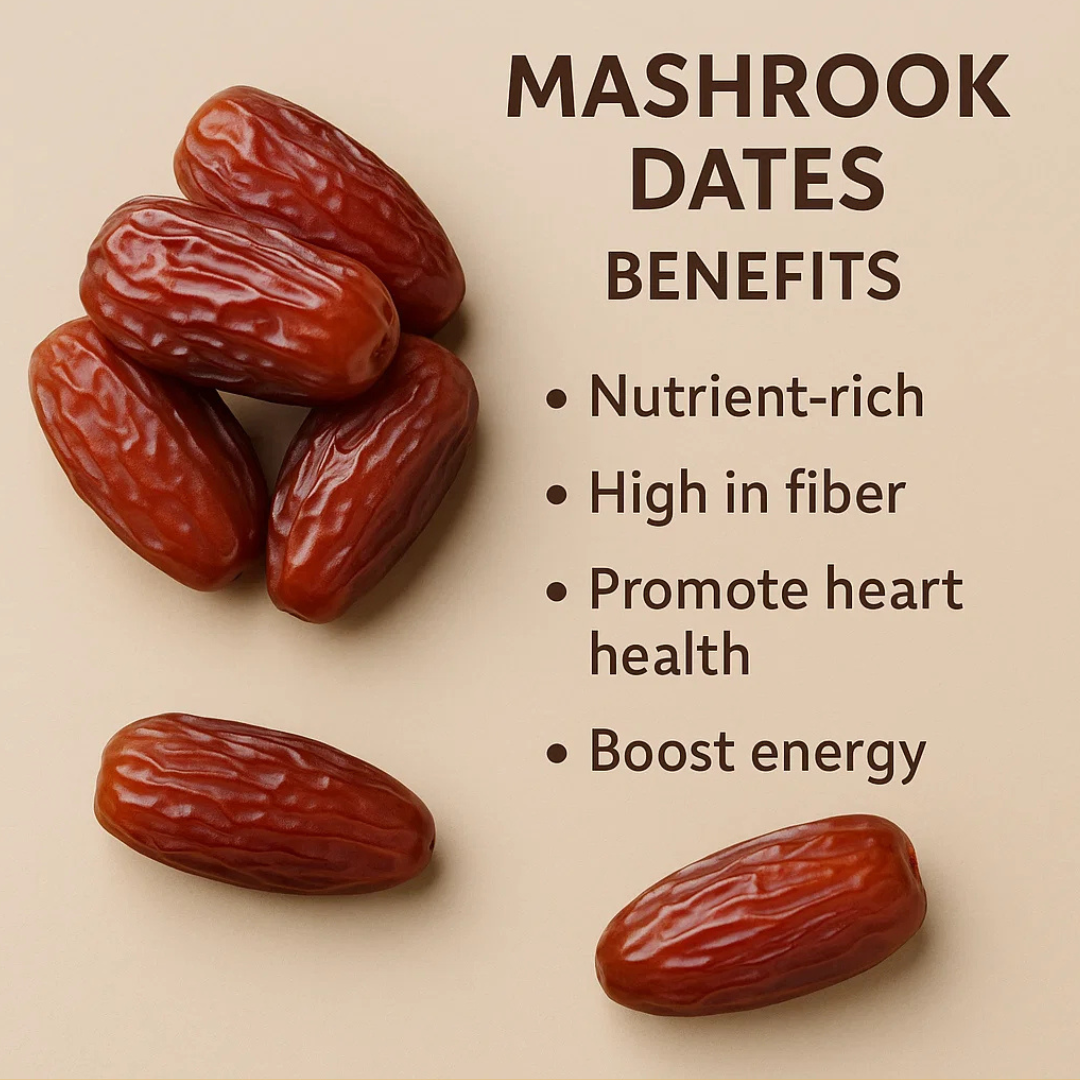 Natural Stuff Mashrook Dates - Soft, Sweet & Naturally Good 1kg