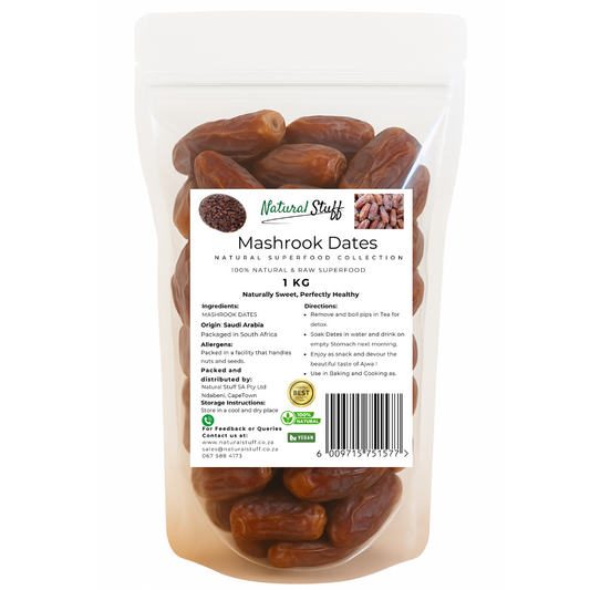 Natural Stuff Mashrook Dates - Soft, Sweet & Naturally Good 1kg