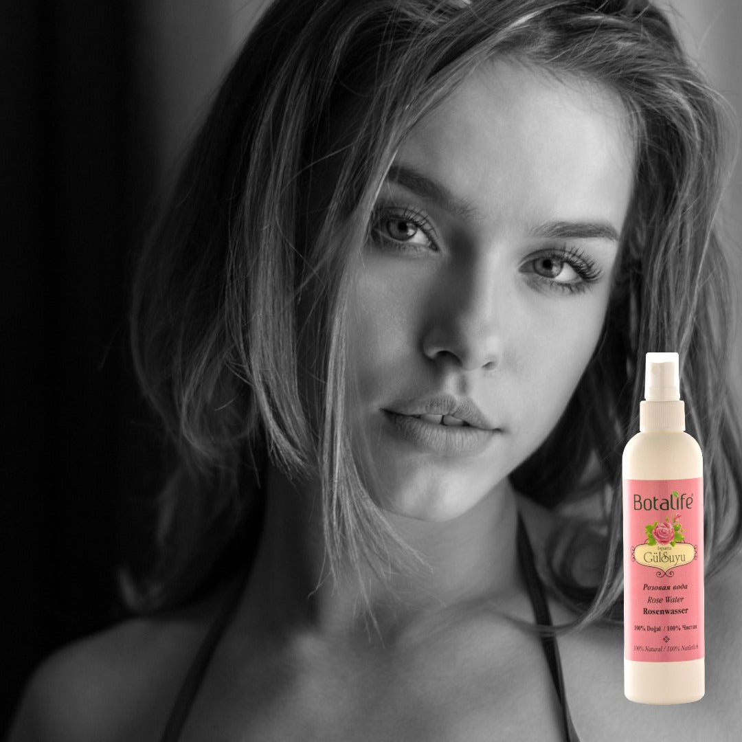 Botalife Natural Rose Water (200ml Glass Bottle)