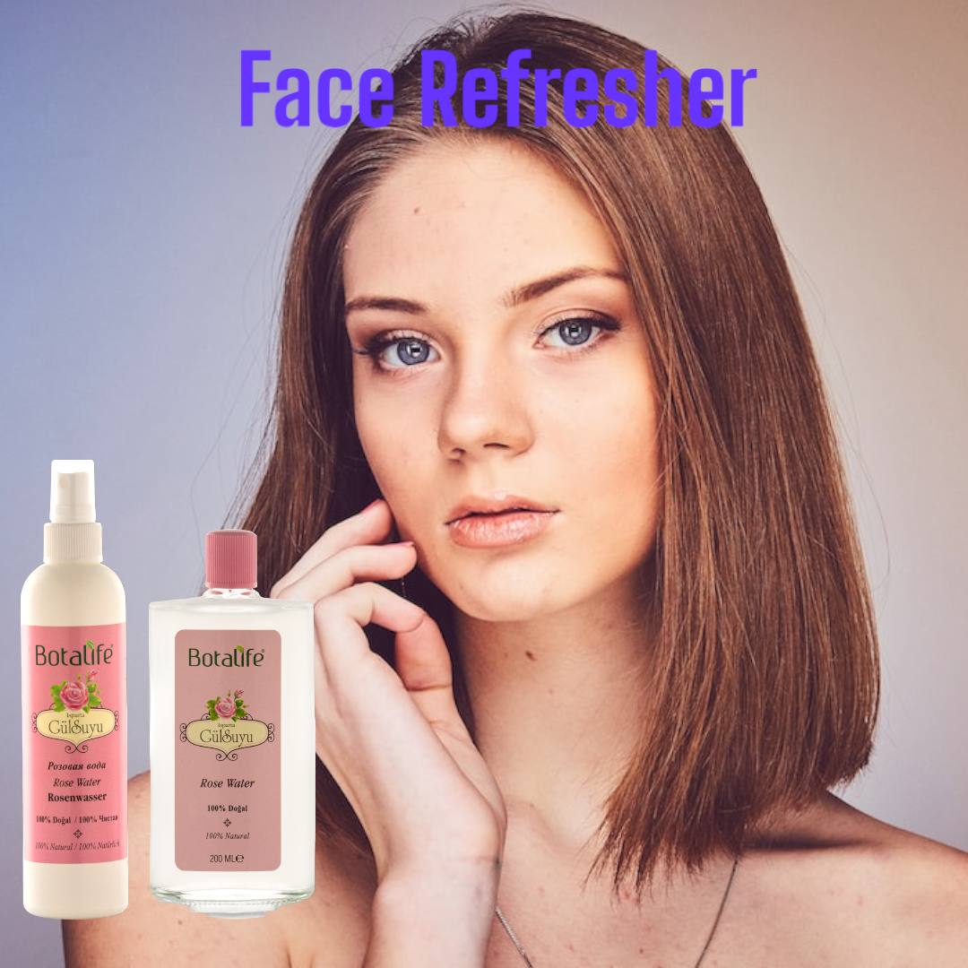 Botalife Natural Rose Water (200ml Glass Bottle)