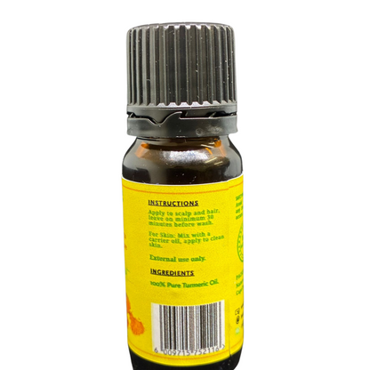 NaturalLife 100% Pure Turmeric Oil - Golden Glow for Hair & Complexion